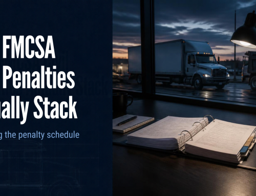How FMCSA Civil Penalties Actually Stack: Reading the Penalty Schedule